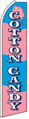 Cotton Candy Swooper Flag